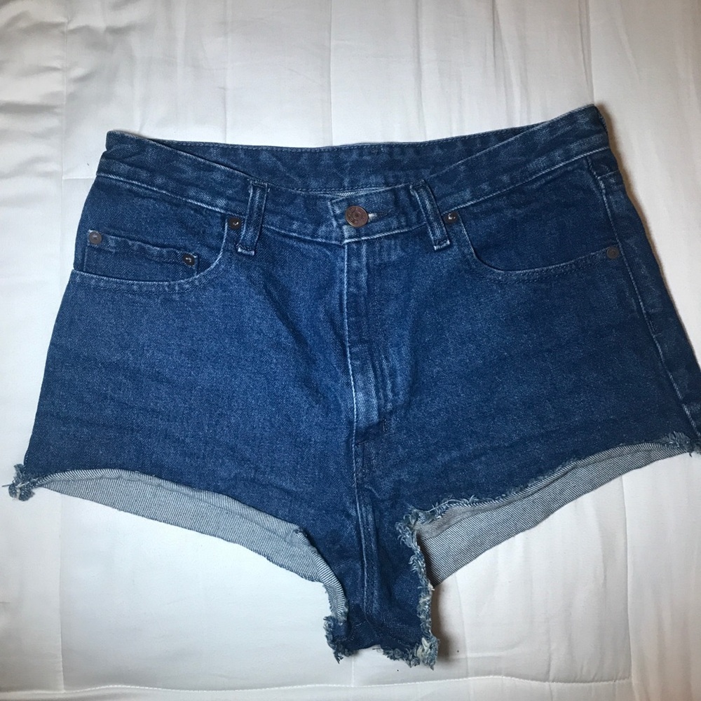Urban Outfitters high waisted cheeky jean shorts